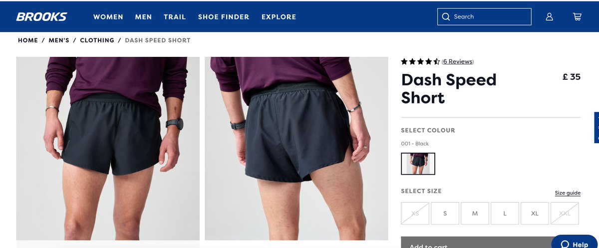 AbedBhatti's tweet photo. @Brooksrunninguk I needed the XXL size for the Mens Dash Speed Short BUT it is not showing in stock. HELP https://t.co/4Z8wCNGnaO