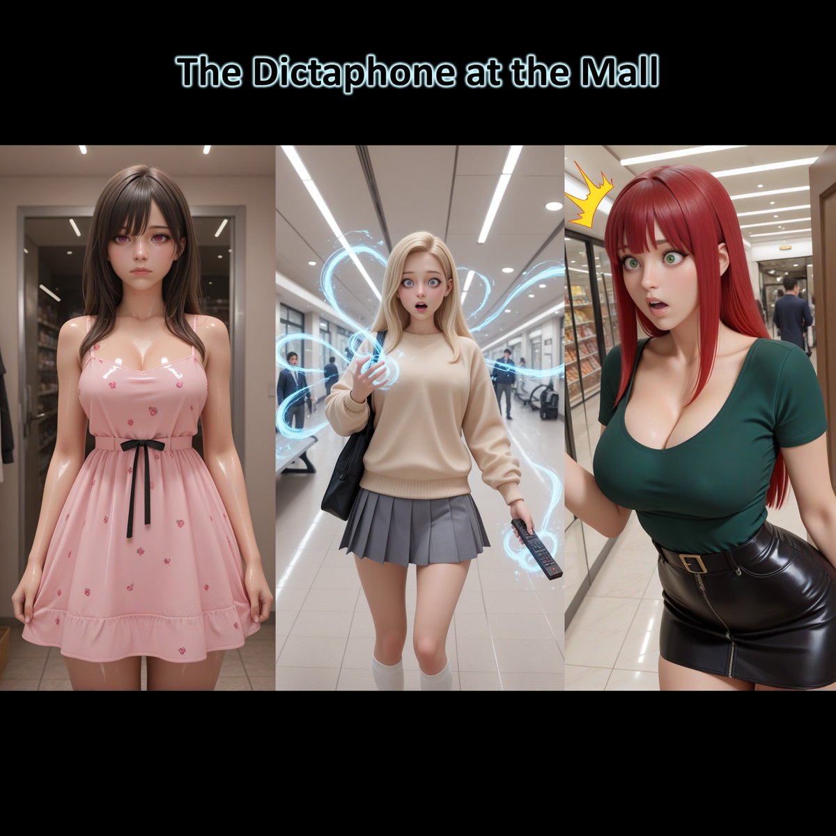 HexxetVal's tweet photo. A reality-altering Dictaphone is found at the mall…
and Sally has no idea what she’s holding.
This song retells the story of that discovery.
https://t.co/5UvQrDISxg
#realitychange #music #aimusic #indiemusic #transformation https://t.co/NNDRKxfCIv
