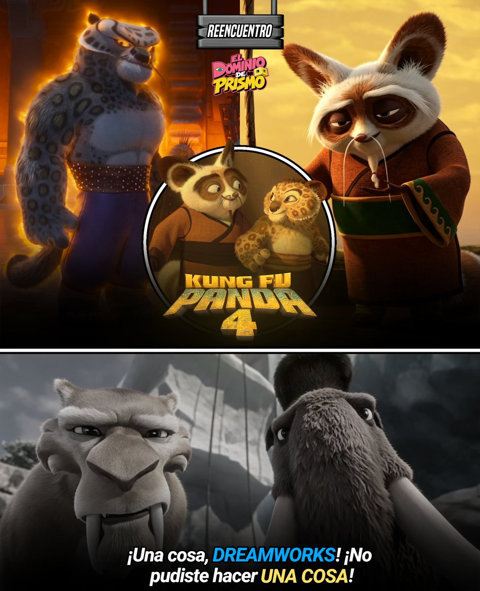 DominiodePrismo's tweet photo. 🐼⚔️ DreamWorks eliminó el reencuentro entre Shifu y Tai Lung.

Originalmente estaba planeado que ambos se reencontraran durante la batalla final contra La Camaleona y tuvieran una despedida emotiva cuando Tai Lung regresara al Reino de los Espíritus.

𝗗𝗿𝗲𝗮𝗺𝗪𝗼𝗿𝗸𝘀 descartó la escena por considerarla demasiado seria para el tono de comedia que buscaban...