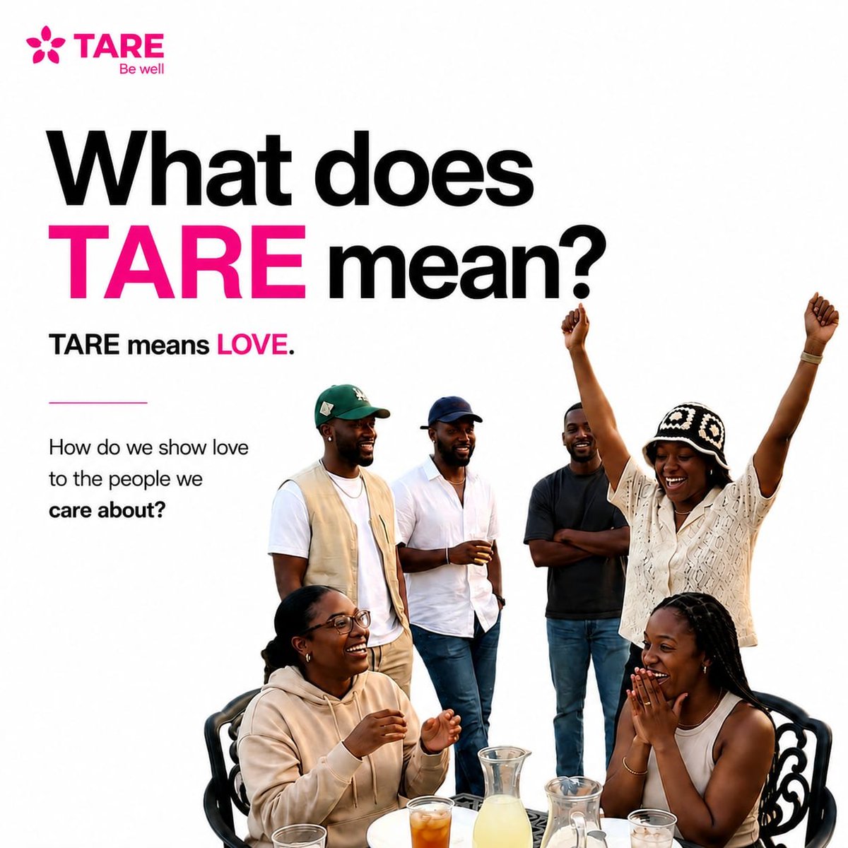 tarebewell's tweet photo. What does TARE mean? ๐
TARE means LOVE.
But love isn't just something we say it's something we show through thoughtful acts of care.
This August, we're exploring what intentional care really looks like.
๐ Join the TARE waiting list.
#TARE #BeWell #ActsOfCare https://t.co/M2QDmZtVqe