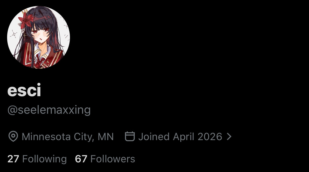 seelemaxxing's tweet photo. 67 followers i can not believe it this is a huge milestone so amazing thank you so much my wonderful oomfs<3333333 67 is such a funny joke i love six seven siixxxxx sevennnnnn im like doing the hand thing irl rn lol haha https://t.co/MLx3weuIli