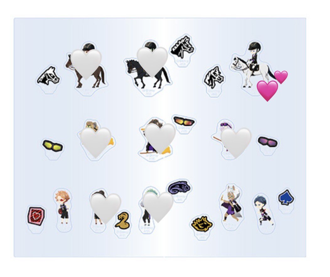 mo_0mooo00ooon's tweet photo. ツイステ クラブウェア アクリルパーツ 交換 3セット

譲:エース デュース ジャック

求:シルバー

キャラクターとモチーフパーツ合わせてのご交換。
郵送希望。長期となる為ff様優先＞キャラ毎優先となります。宜しくお願い致します。 https://t.co/wZ3rbuM0Vd