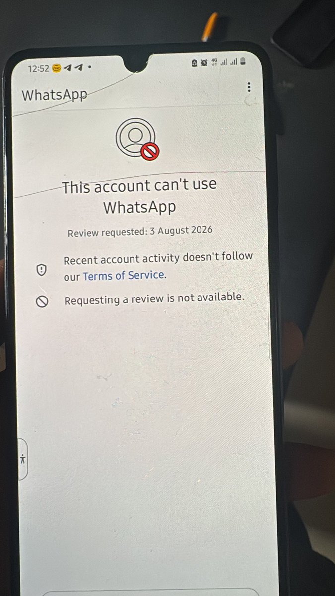 Daveweb3_'s tweet photo. Hello @WhatsApp 

Dear @WhatsApp,

My WhatsApp Business account of +2347069684494 which I’ve used for years to run my business, was suddenly restricted. I requested a review, but it was still disabled even though I have never used unofficial WhatsApp apps or spammed users.

My business depends on this account for communicating with clients and managing ongoing projects. I believe this may have been a mistake and kindly ask for a manual review of my account.

I would be grateful if someone from your team could look into this.