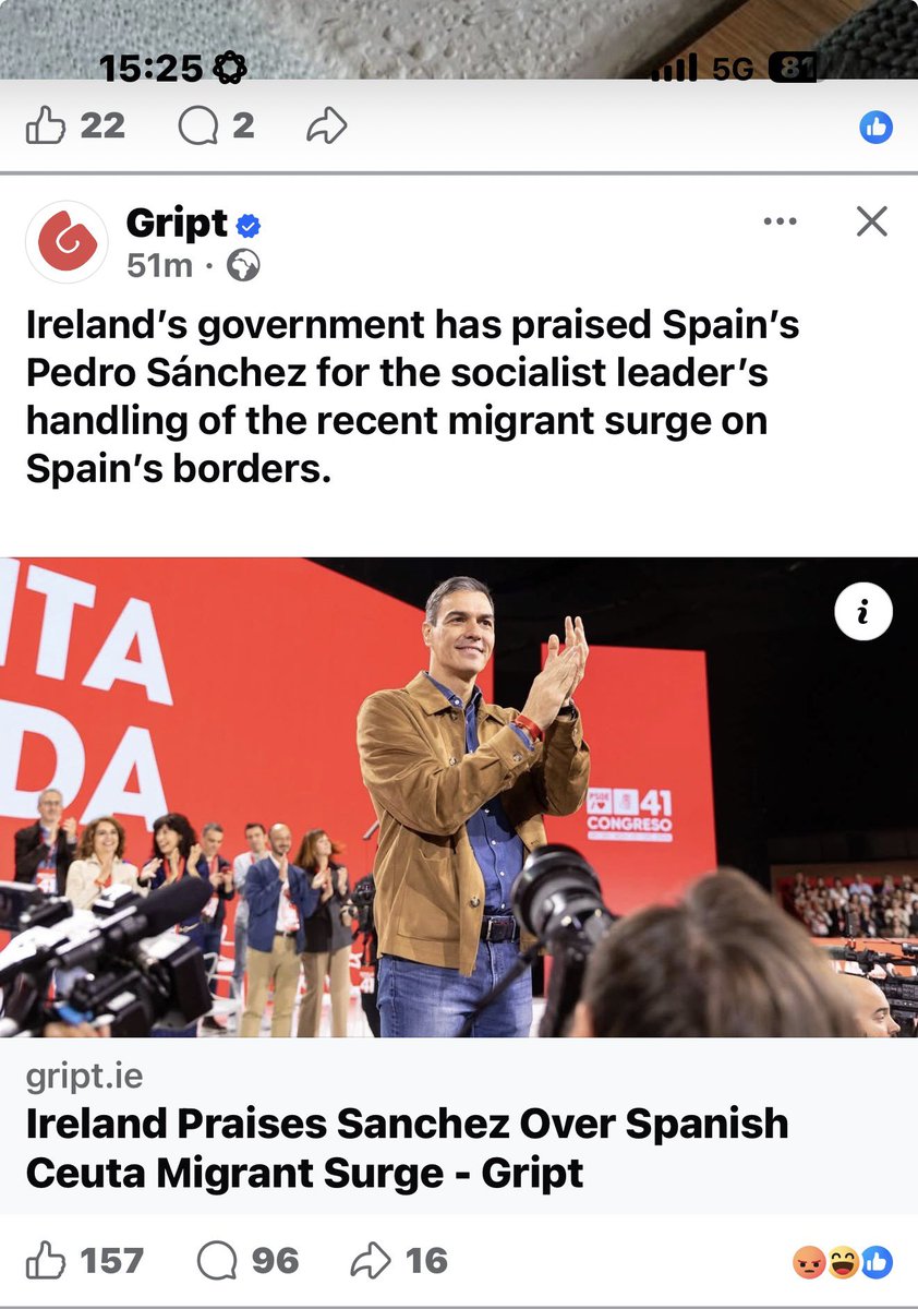 kenoflynnTD's tweet photo. 67 dead. 60,000 crossing a border in hours. A European city of 84,000 completely overwhelmed.

And the Irish Government's answer is to congratulate Spain on a job well done?

An absolute joke. While other countries demanded action, Ireland handed out praise. Border security and human life both deserve better than this.