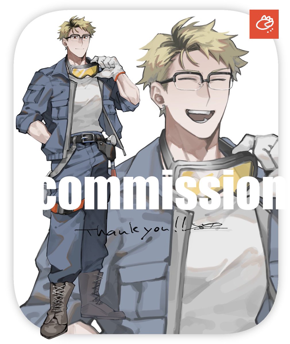 SAURUS0006's tweet photo. 【commission】つなぐにてご依頼いただき、立ち絵を描かせていただきました！ありがとうございました🛠️！ https://t.co/KJvDBAQQhX