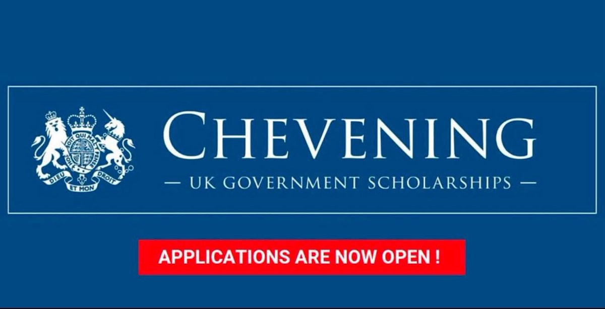 namibian_opp's tweet photo. The Chevening Scholarship, the UK Government’s global scholarship programme, is now open for applications for the 2027/2028 academic year. This prestigious award enables outstanding emerging leaders from over 160 countries to pursue a one-year Master’s degree in the UK.

Applications Open: August 4, 2026
Deadline: October 6, 2026

Eligibility:

✅ Citizen of a Chevening-eligible country
✅ At least 2 years of work experience (2,800 hours)
✅ Undergraduate degree equivalent to UK 2:1 honours
✅ Apply to 3 eligible UK Master’s courses
✅ Commit to returning home for 2 years after the award

What’s Covered:

✅ Full tuition fees
✅ Monthly living allowance
✅ Return flights to the UK
✅ Visa costs
✅ Arrival allowance
✅ Travel top-up allowance

Deadline: October 6, 2026

Apply now: https://t.co/EVCvrIFOV1