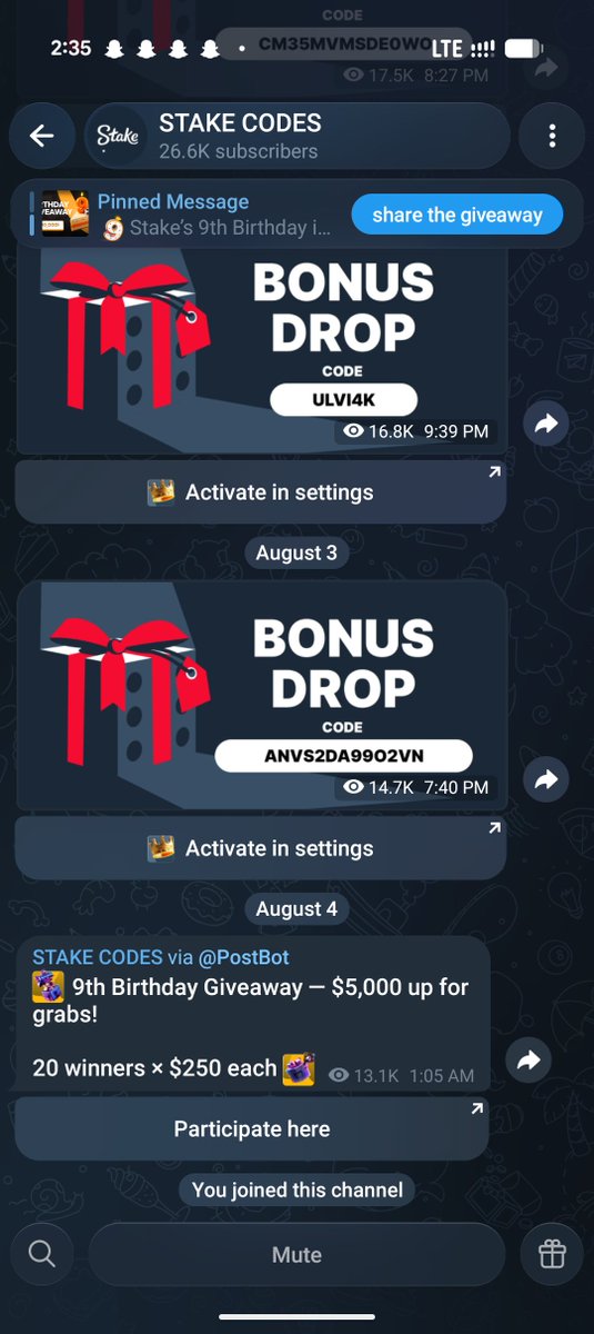 Rugatm's tweet photo. @StakeTG User- Rugatm https://t.co/9rgjLCWXQd