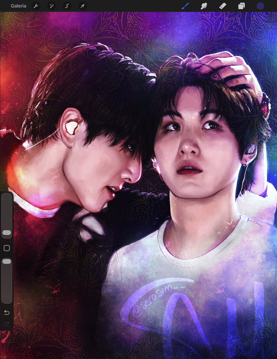 serasum__'s tweet photo. too close to fire ❤️‍🔥

#art #fanart #jungkook #yoongi #bts https://t.co/LGiqTkloz6
