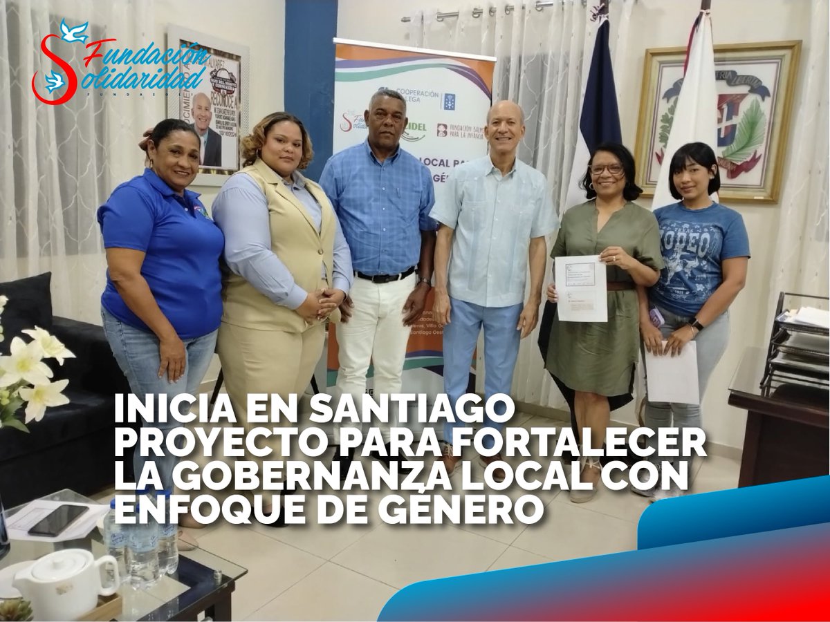 fsolidaridad's tweet photo. Iniciamos la presentación del proyecto "Gobernanza Local para la Reducción de Desigualdades de Género" en la provincia de Santiago. Junto a gobiernos locales fortalecemos la equidad, la participación y la gestión municipal inclusiva. 🤝🏛️  #IgualdadDeGénero #FundaciónSolidaridad https://t.co/ySN363YmzD