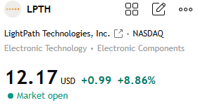 ColeHarrisonFin's tweet photo. $LPTH +8.86% 
My prediction of the upward trend was completely accurate—we're currently in an upward trend. Want to know the best selling price?
If you're interested in joining, click on my profile to add my WhatsApp number, just send me "2".
I'll share carefully selected quality stocks like this with you every day.
I'll share value stocks suitable for medium- to long-term holding, as well as short-term stocks suitable for intraday trading, every day.
#LPTH
#USStocks
#Stock
#StockMarket
#StockTrading
#SPY
#QQQ
#NVDA
#Tesla
#AIStocks