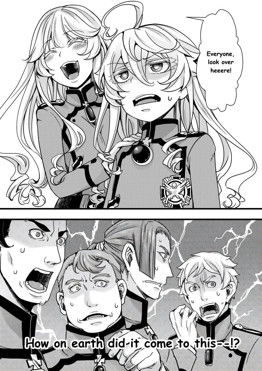 MrTeIevision's tweet photo. Twintails Tanya and the Joyful 203rd Battalion!

Fan translation of @harunaa453991's Doujinshi ^^

#youjosenki #幼女戦記

Part 1 https://t.co/kjpsc6sZzs