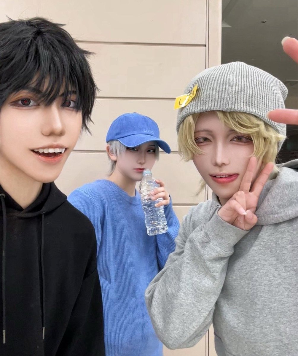 shikipotepote39's tweet photo. cosplay ｴｲｽﾃ 
actor AU    TOP𝟛🖤💚💛
#ALNST #에이스테  #アコスタ池袋 https://t.co/PvMx5kIfyi