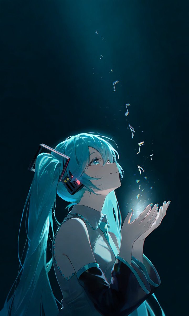xyz10156's tweet photo. 🟦初音ミクファンアート

☆*┈┈┈┈┈┈┈┈┈┈┈┈*☆
  　　　  　       響
☆*┈┈┈┈┈┈┈┈┈┈┈┈*☆

GN♪
#HatsuneMiku 
#AIイラストSFW https://t.co/gdLFC2knyq