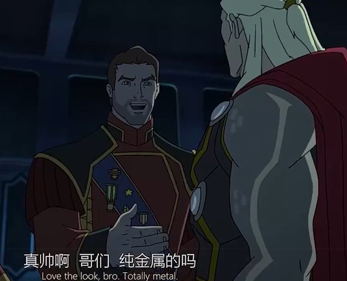 Amingzi's tweet photo. #thorquill
我看了漫威fandom wiki里列出来他们同时出现的几乎四十本漫画 结果是616宇宙索和奎是真的一个字都没有直接说过
但伟大的银河护卫队动画弥补了这一点😭 https://t.co/CllIiqWMhk