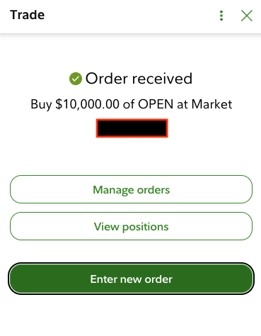 cjeon111's tweet photo. bought more $OPEN today before earnings https://t.co/xChrhSB6xn