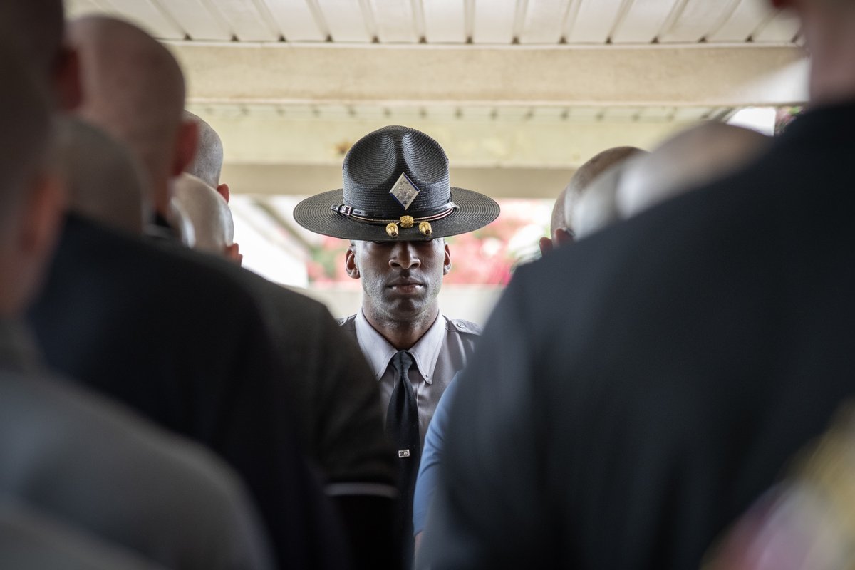 NCSHP's tweet photo. The 168th Basic School kicked off on Sunday, launching cadets into an intensive training program designed to test their physical and mental limits as they prepare to become the next generation of State Troopers. https://t.co/OkyMSpK4c2