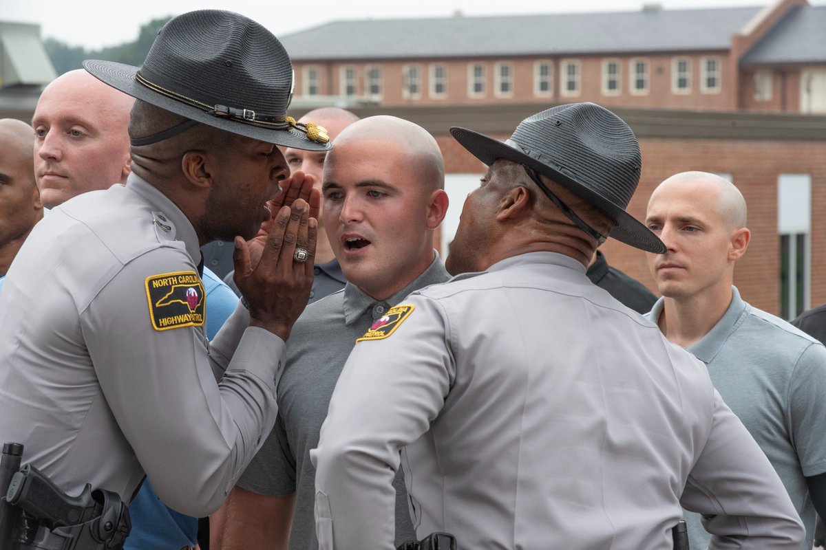 NCSHP's tweet photo. The 168th Basic School kicked off on Sunday, launching cadets into an intensive training program designed to test their physical and mental limits as they prepare to become the next generation of State Troopers. https://t.co/OkyMSpK4c2
