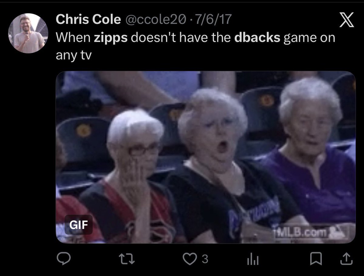 DBacksDad's tweet photo. @azsportsguy @ZippsSports I’m convinced @ZippsSports are Dodgers fans.  It’s pulling teeth to get local sports on and they hire illegals https://t.co/8josYKCYJa
