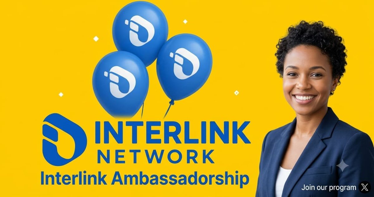 awwalulu080's tweet photo. #InterLink #ITLG #ITL #ITLX The Interlink Ambassadorship Program is officially LIVE! 🚀
We're looking for passionate creators &amp; community leaders to help shape the future of Interlink. https://t.co/nvPv5yqbsk