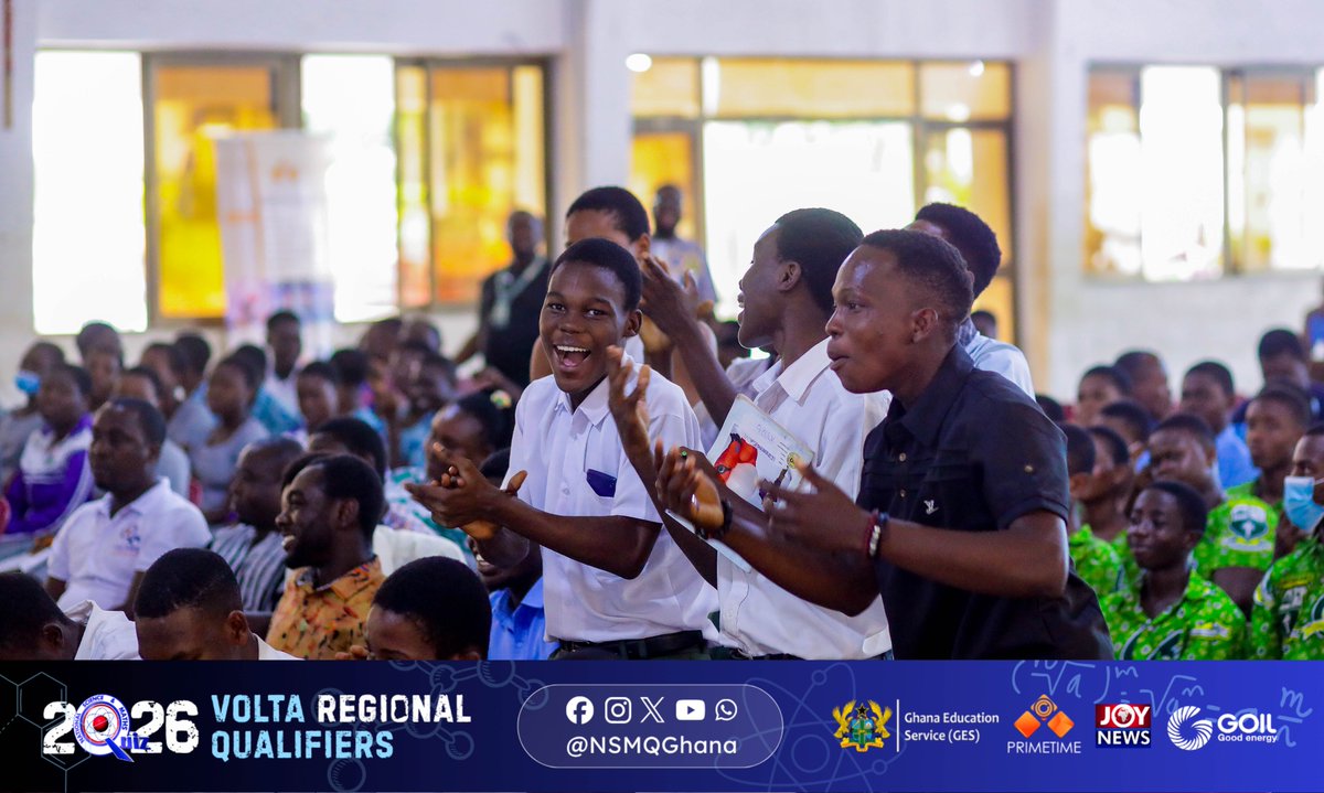 NSMQGhana's tweet photo. VOLTA:  

End of Contest

Anlo SHS: 65pts 
Tsito SHS: 29pts 
Dzodze-Penyi SHS: 28pts  

ANSECO are in the National Championship....and oh, @GOIL_Official Riddle Bonanza bagged BTW!💯

#NSMQRegionals #NSMQ2026 #Primetime https://t.co/csAKCvi5he