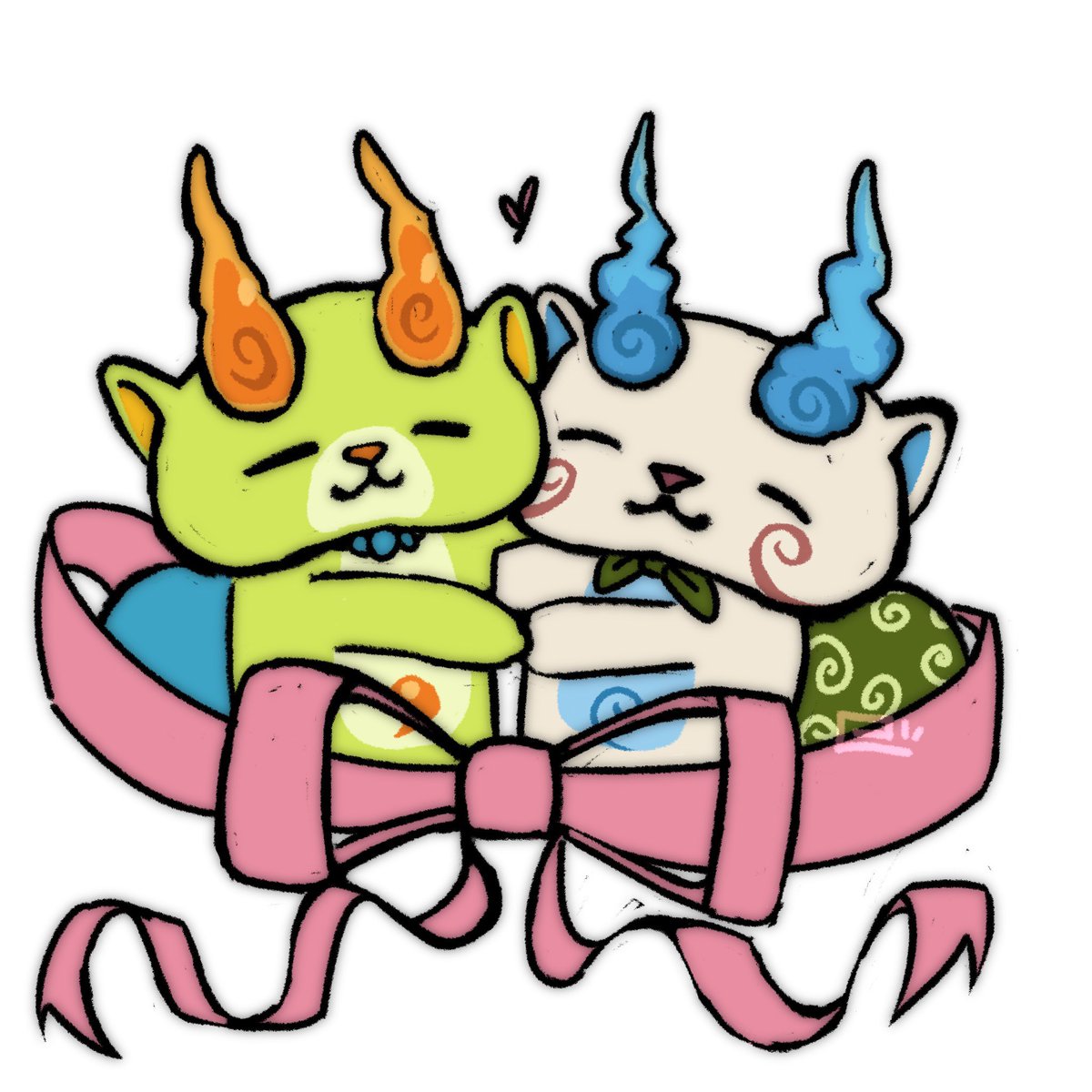 m4rsisfake's tweet photo. cositos #YokaiWatchDay https://t.co/BtAVMvSfFB