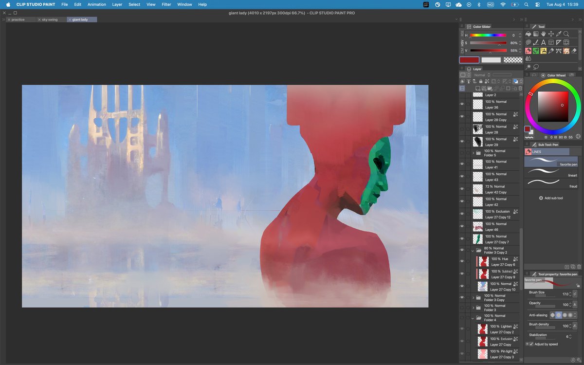 Slocoder's tweet photo. I have finally perfected my Clip layout https://t.co/gR7fruNc6y