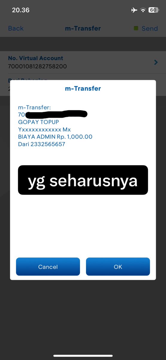 alaras_'s tweet photo. Tuh kalo dicek pake bank lain juga sama harusnya muncul nama dan disensor sisanya, ini inisial apa? https://t.co/IlOWAPQb0G