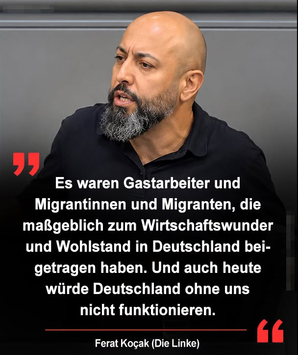 Markus_Krall's tweet photo. Kocak, es waren vielleicht "Gastarbeiter" wie mein türkischer Schwiegervater, der als Chirurg 40 Jahre in Deutschland gearbeitet und richtiges Deutsch gelernt hat, der Steuern bezahlt hat, statt sie zu verprassen wie Ihr Laffen von den Linken. Es waren garantiert nicht die islamistischen Pfeifenköpfe, die sich in Linken, Grünen und anderen sozialistischen Parteien tummeln und uns was von Großbuntistan erzählen wollen. DEN Scheiß könnt ihr wirklich für Euch behalten.