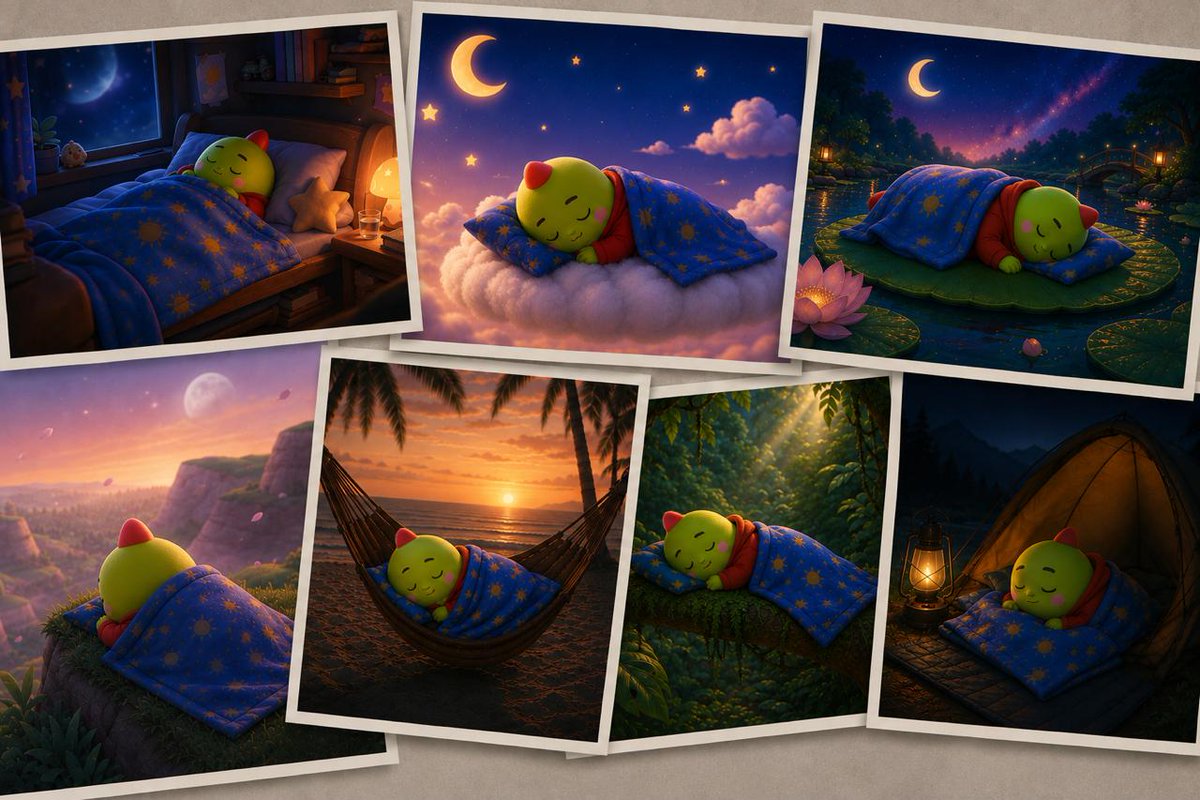 sleepagotchi's tweet photo. Some memories fade 🌙

Good habits stay. https://t.co/ekbCyJhRoV