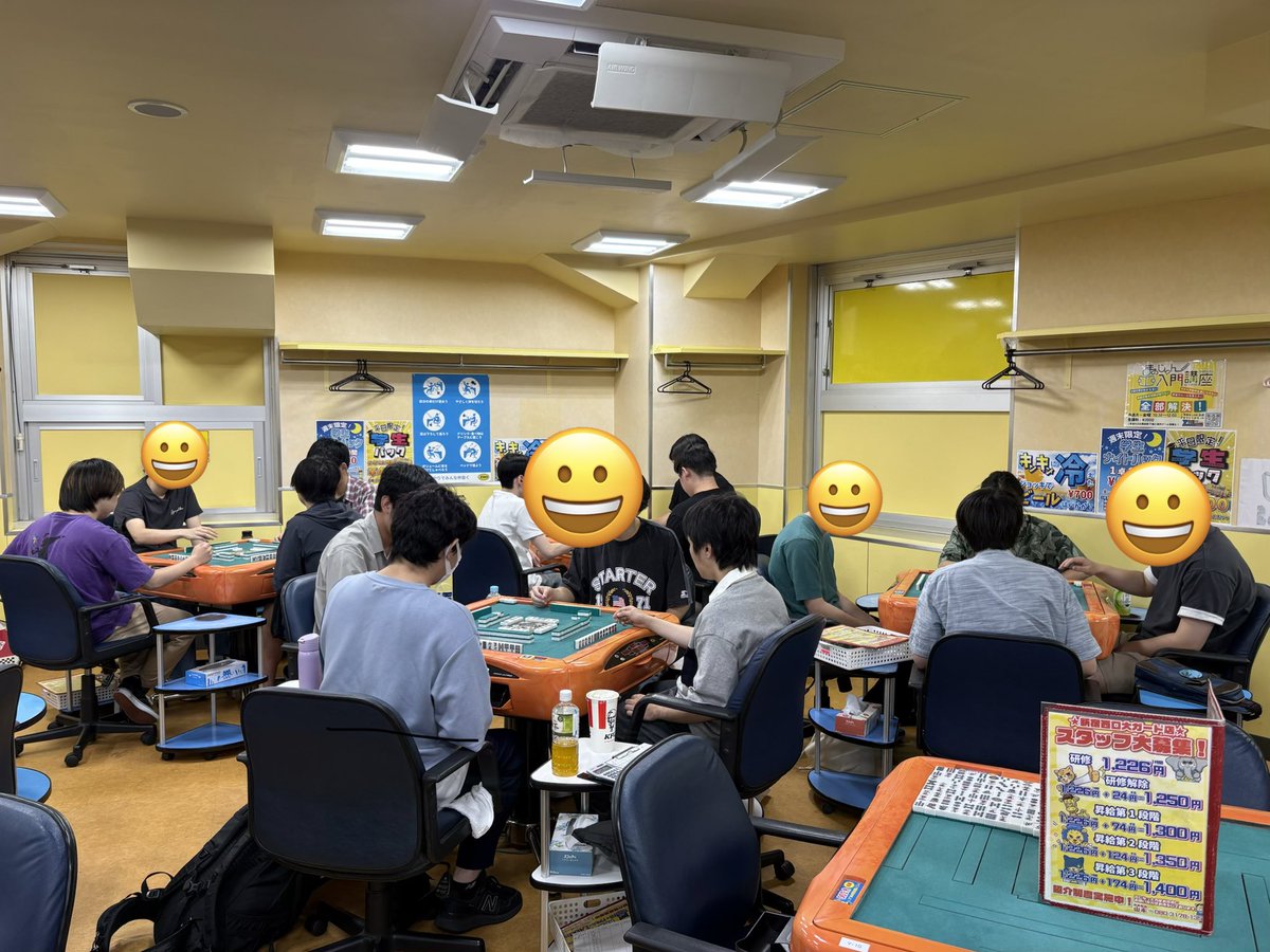 wasedakmc2014's tweet photo. 本日は慶應大学の麻雀サークル(mjkt)さんとの第一回早慶戦(交流会)でした！
個人優勝と合計スコア賞は獲得することが出来ませんでしたが、とても良い機会になったと思います！
今後もサークルとして様々な大会に参加させていただく予定なので、興味がある方は是非参加してください！！！ https://t.co/8DfC2wITKZ