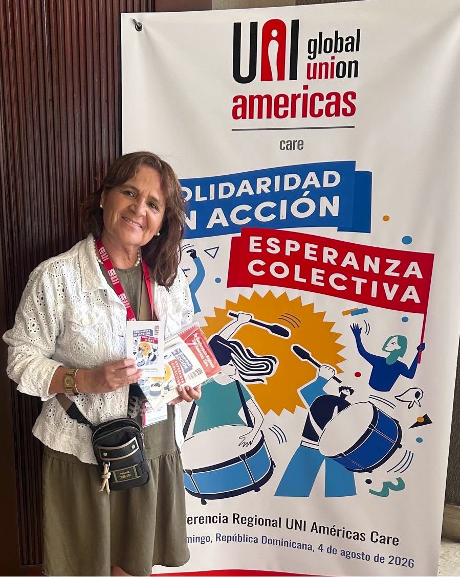 fenassap's tweet photo. ✅Ya estamos participando de Reunión UNICare #salud en Conferencia Regional @uniamericas 
🗣️Delegaciones de organizaciones sindicales del sector salud,de distintas partes del mundo,reunidxs para dialogar sobre condiciones de trabajo y construir acuerdos y estrategias colectivas . https://t.co/aHtnj3Egv4