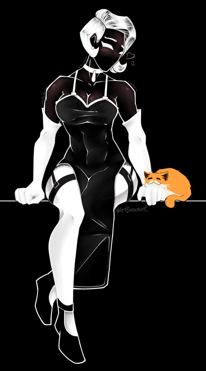ArtBasement_'s tweet photo. Michelle.. and cat
#beholder #beholderconductor
#michelleshamanskaya https://t.co/ptrPfxlfr1