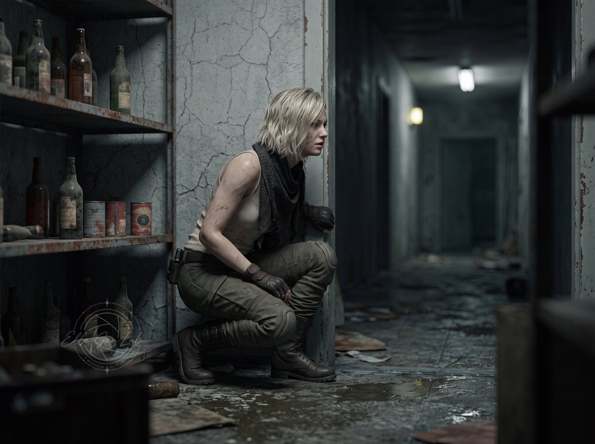 ElleGenLab's tweet photo. Stay hidden. Stay alive. 
#ResidentEvil #virtualart #gaming https://t.co/H42o5R8Vwy