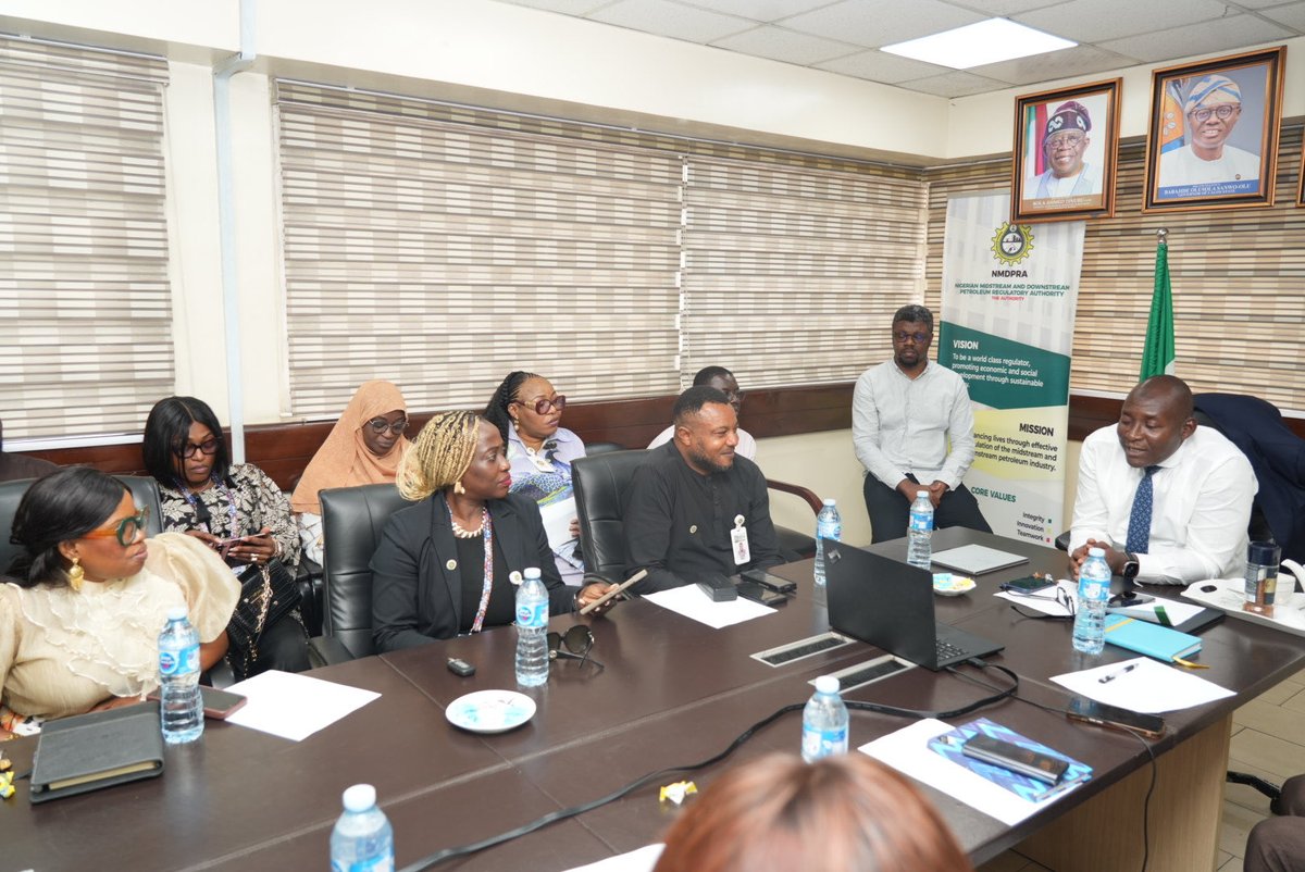 NMDPRA_Official's tweet photo. ACE Visits South West Regional Office, Reaffirms Commitment to Staff Welfare and Regulatory Excellence

The Authority Chief Executive Mallam Rabiu A Umar, today paid a working visit to the Authority’s South West Regional Office in Lagos as part of ongoing efforts to strengthen operations and enhance service delivery across the country.

During the visit, the ACE toured and inspected the regional office facilities, assessing the condition of the infrastructure and the working environment for staff. The inspection underscored the Authority’s commitment to providing a conducive workplace that enables personnel to perform their duties effectively.

The ACE also held an interactive meeting with management and staff of the regional office, during which the Regional Coordinator Engr. Olakanmi Ayodeji delivered a presentation highlighting the office’s activities, achievements, and operational challenges. This was followed by robust discussions on key issues affecting the region and practical measures to improve efficiency and regulatory performance.

Addressing staff, Mallam Rabiu A Umar reaffirmed the Authority’s guiding philosophy of being Firm in Regulation, Fair in Conduct, and Fast in Execution. He emphasized the importance of professionalism, collaboration, and accountability in delivering on the Authority’s mandate, assuring staff that management remains committed to addressing operational challenges and supporting regional offices to achieve optimal performance.

The visit forms part of the ACE’s strategic engagement with regional offices aimed at strengthening institutional capacity, improving staff welfare, and ensuring consistent, effective regulation across the midstream and downstream petroleum sector.