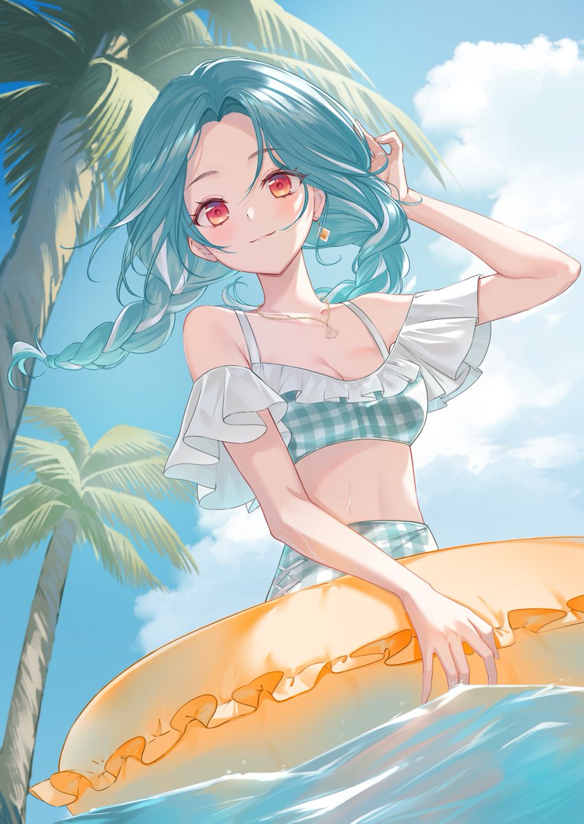 shinomiya_ino's tweet photo. らむちと海⛱
#らむねはいか画 https://t.co/9xtfufmuGd