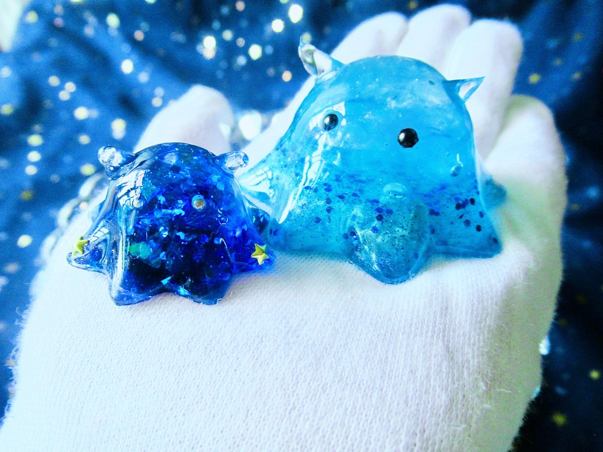 0_skyblue's tweet photo. 星を運ぶメンダコ作ってみました🩵✨ https://t.co/1e0UD7t9j3