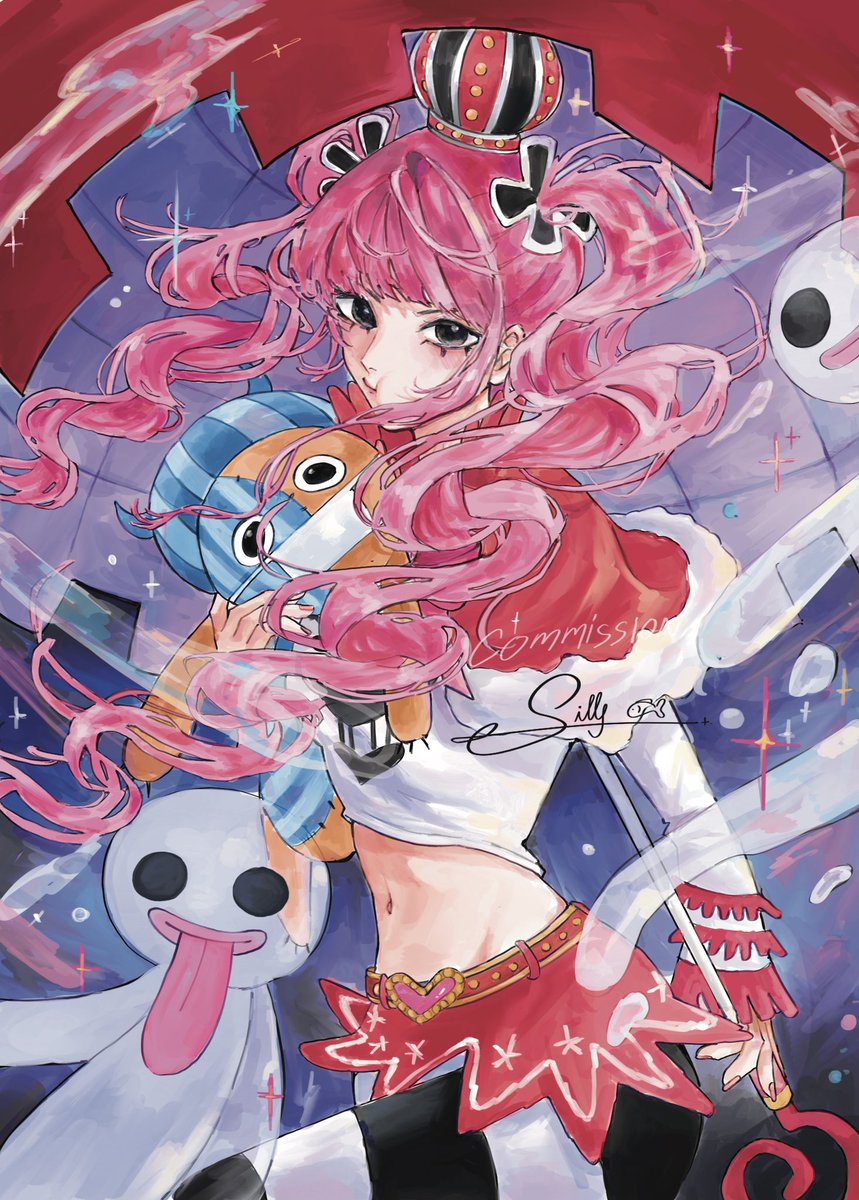 sillysalmony's tweet photo. Perona💗 commission for @JollyRogerCards #ONEPIECE https://t.co/3y64BI1lUq