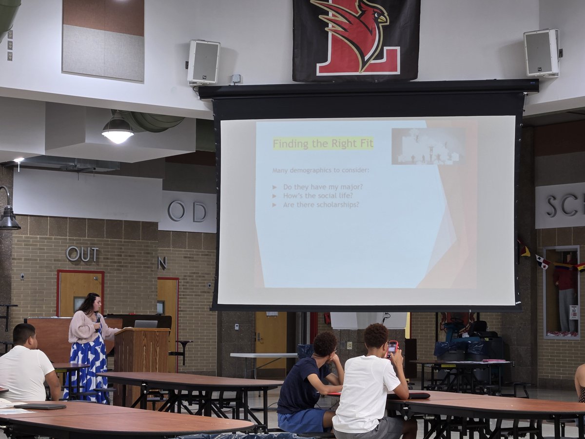 dadamltps's tweet photo. Great turnout for our annual @CardinalsLHS Senior College Bootcamp event happening today! Thanks to @drafischer & our awesome LHS counseling team for organizing the whole day!! Also thanks to Ms. Longo for being our guest speaker. @LTPS1 @ltps_counseling #LTPSThisIsUs https://t.co/fkiOpKs6SS