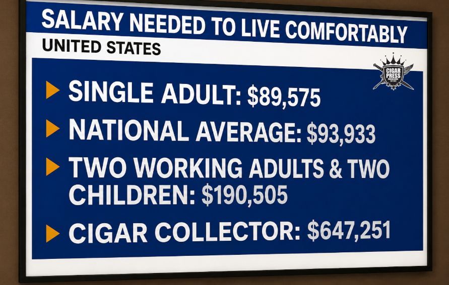 CigarPress's tweet photo. We are not sure about the 'single adult' part, but the rest seems accurate... https://t.co/09KJ2wJreh