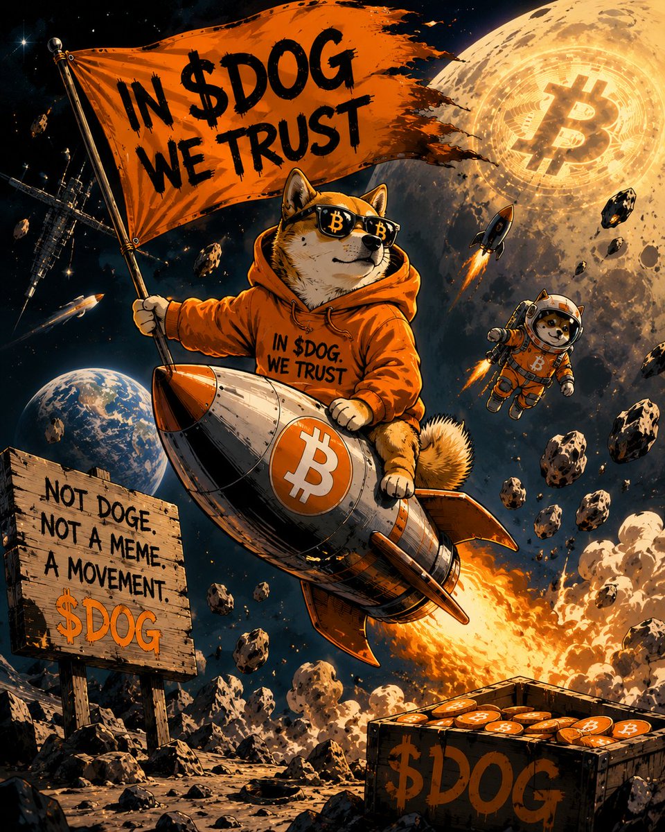 Pixeell's tweet photo. GM $DOG 🧡 https://t.co/tfPMhXZJvg