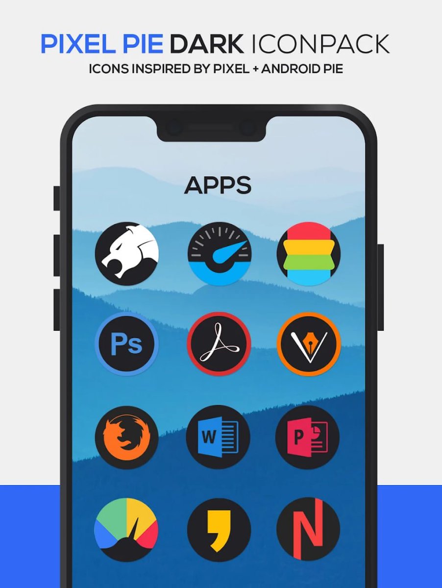 justnewdesigns's tweet photo. 🎊 SPECIAL SALE EVENT! 🎊

Upgrade your Android with Pixel Dark IconPack  while it's available at a BIG DISCOUNT.

👉https://t.co/gIvn22eF2t https://t.co/vIUZhAGTO8