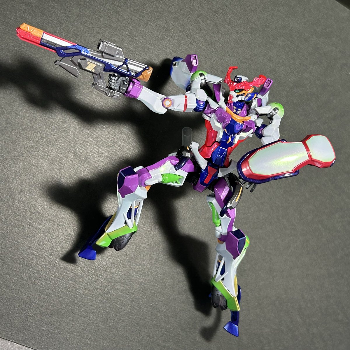 Terute_43's tweet photo. #リンプラ塗装コンテスト2 
#GSIクレオス　#バンダイ
　HG GQuuuuuuX   
LINKL PLANET カラー　HPL102 、HPL109 、HPL110 、HPL112 を使いその他クレオスカラー使用　クリアコートにて仕上げました。 https://t.co/VvcqojQ1fX