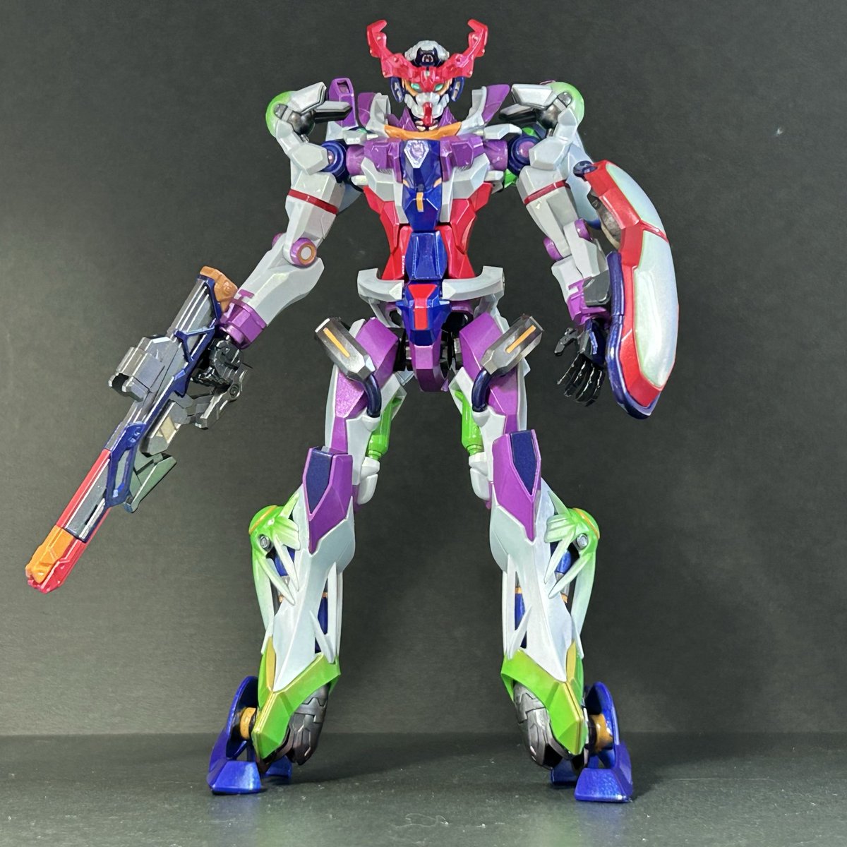 Terute_43's tweet photo. #リンプラ塗装コンテスト2 
#GSIクレオス　#バンダイ
　HG GQuuuuuuX   
LINKL PLANET カラー　HPL102 、HPL109 、HPL110 、HPL112 を使いその他クレオスカラー使用　クリアコートにて仕上げました。 https://t.co/VvcqojQ1fX
