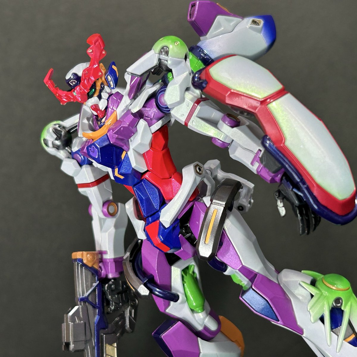 Terute_43's tweet photo. #リンプラ塗装コンテスト2 
#GSIクレオス　#バンダイ
　HG GQuuuuuuX   
LINKL PLANET カラー　HPL102 、HPL109 、HPL110 、HPL112 を使いその他クレオスカラー使用　クリアコートにて仕上げました。 https://t.co/VvcqojQ1fX