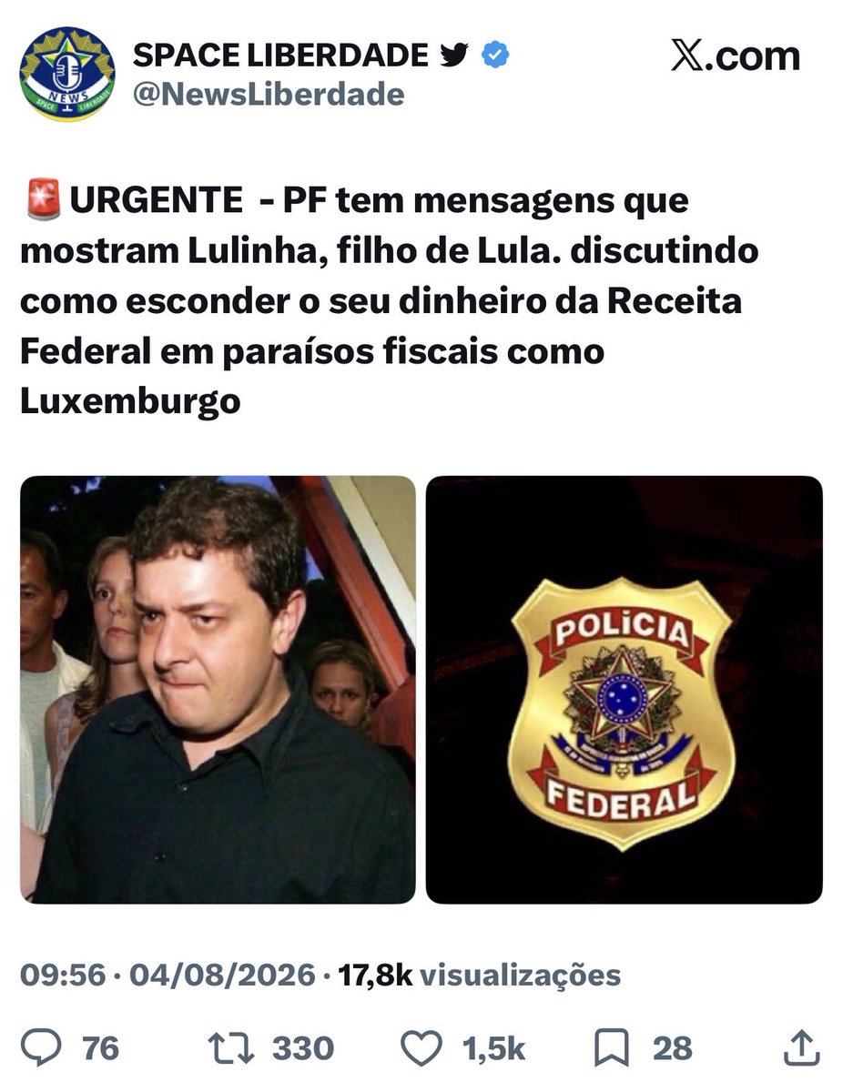 adlsonnLima's tweet photo. @LulaOficial Lula é um ladrom e corrupto.
Miley 
Lulinha também é um ladrom ! https://t.co/KADTFf7DtW