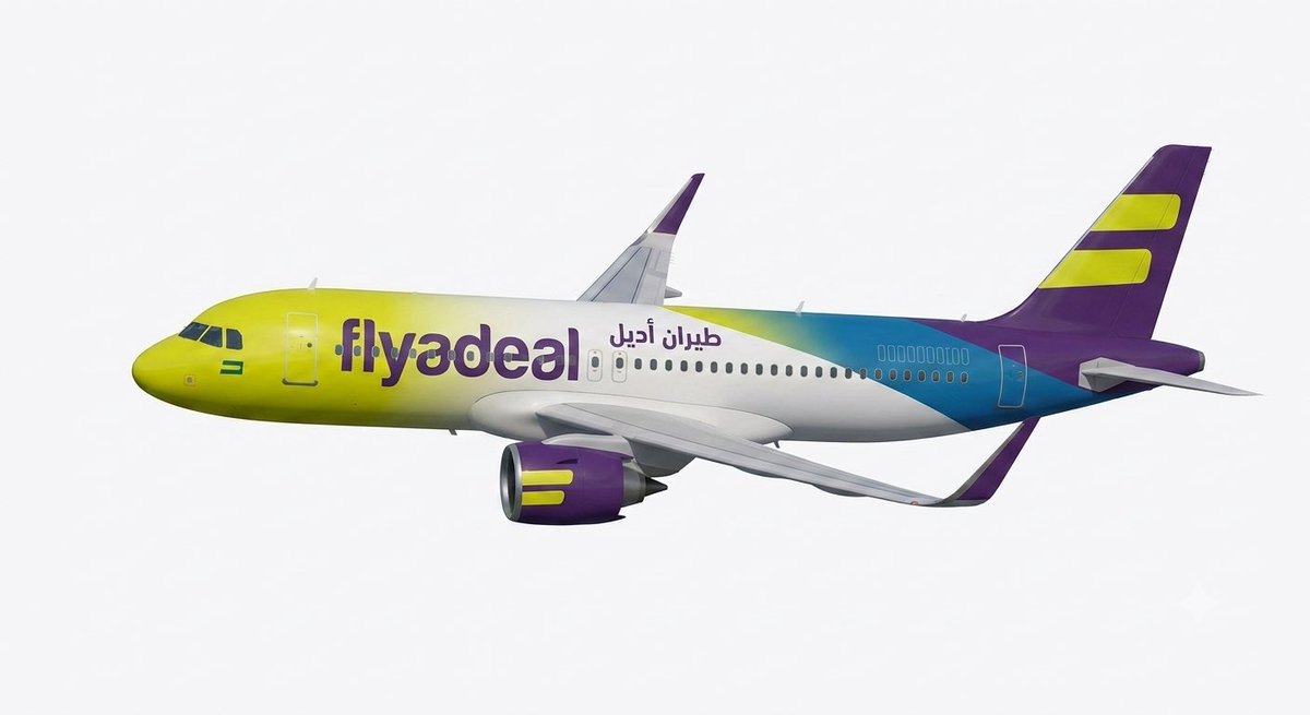 5aho_'s tweet photo. @flyadeal ✈️💜 https://t.co/58mqgif0Ij