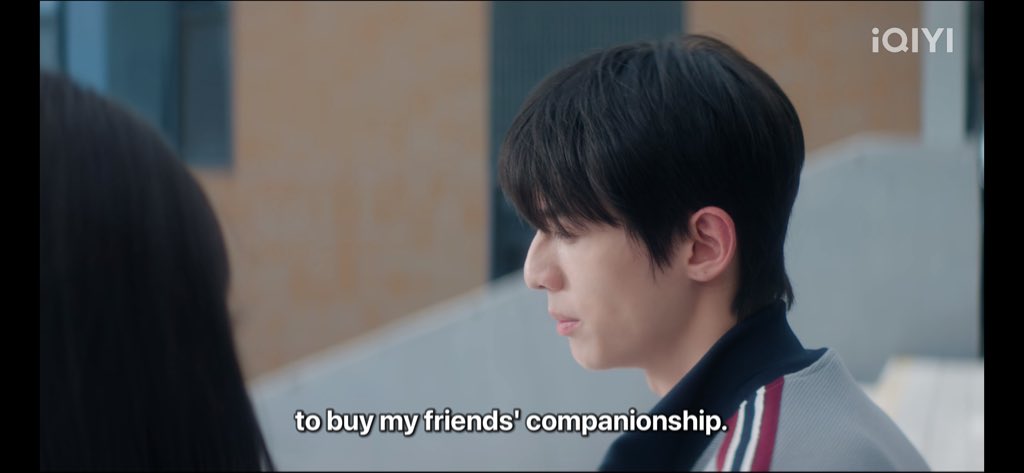 TVenthusiastic's tweet photo. Shen Fuxuan loneliness made him gathered with wrong companions but Im glad he realized on time what is good for him.

“A real friend makes you feel warm, joy and strength” love this line. 🤗👏🏼🫡 

The class step in to defend Shen Fuxuan. 
#Geniusgirlfriend https://t.co/ZYMZ82uEJE