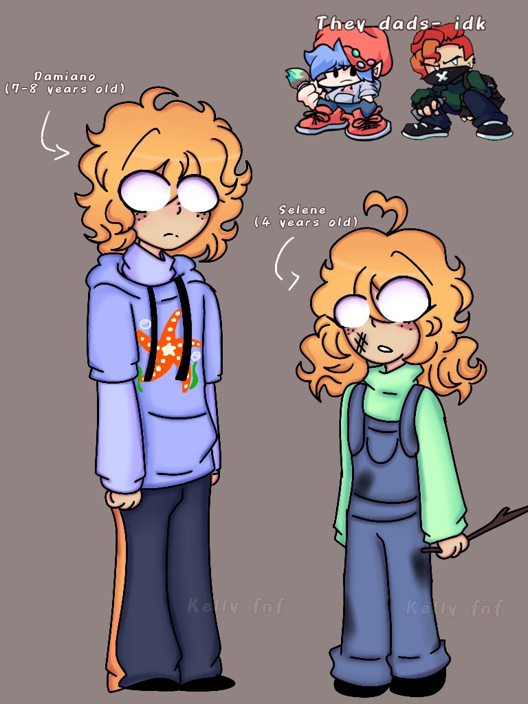 Kellyfnfwow's tweet photo. Ehhh Ben x Pico fankids? Idk man ;-; 
#fnfsoftmod 
#fanchild https://t.co/4CySj6B7Np