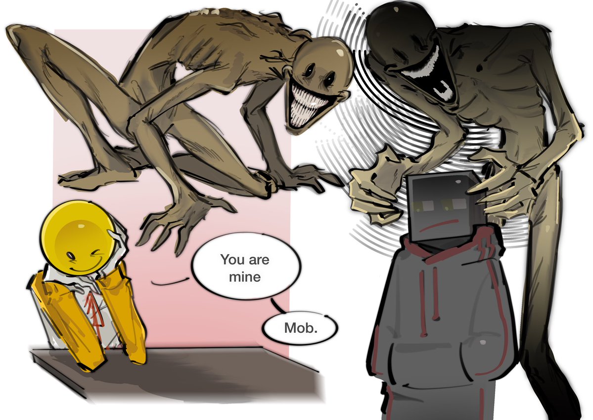 Albinstha's tweet photo. I’m not seeing enough drawings of verity in his monster form yall so I decided to draw it myself some food 🥀

#thatmob and #verity https://t.co/TL0hfLcnn7