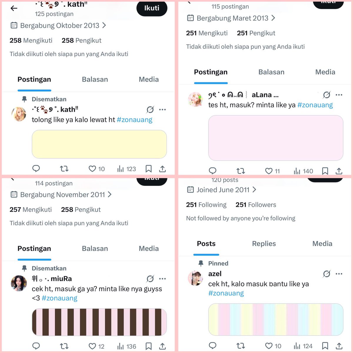 amarryIIis's tweet photo. wts f200 — htmt 🐰🍭

: 60.500 / ea

• v email only 
• ⁠go green, no minus 
• ⁠masuk htmt deres
• ⁠no showmore

wtb wts acc akun need mau akun acc butuh acc tawarin akun beli x jual x twt #zonauang

🧸 CP (tifal) : https://t.co/6ijfGaznwB https://t.co/aMAj7t0i92